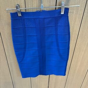 Herve Leger Skirt - Blue